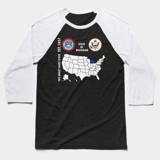 State of Michigan Baseball T-Shirt